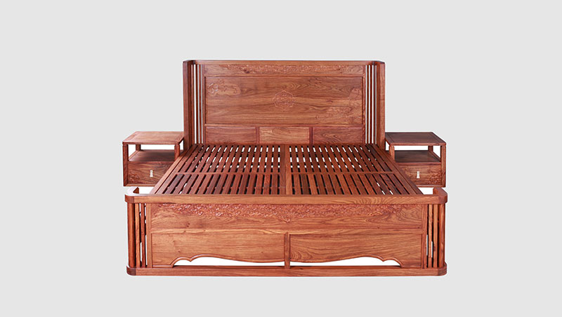 靖州中式卧室装修怎么能少得了中式实木大床呢